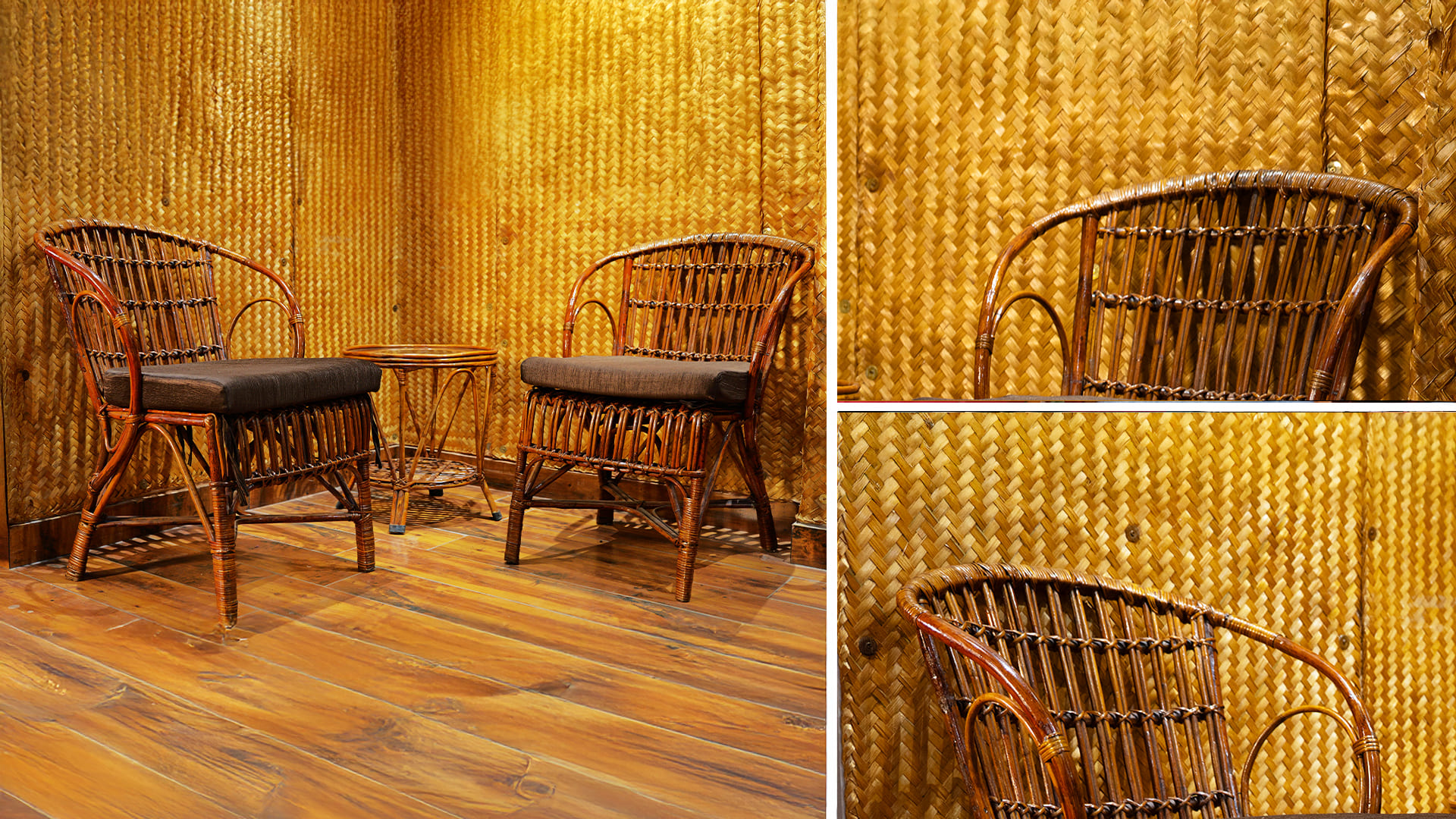 Bamboo Weave & Cane Chairs
