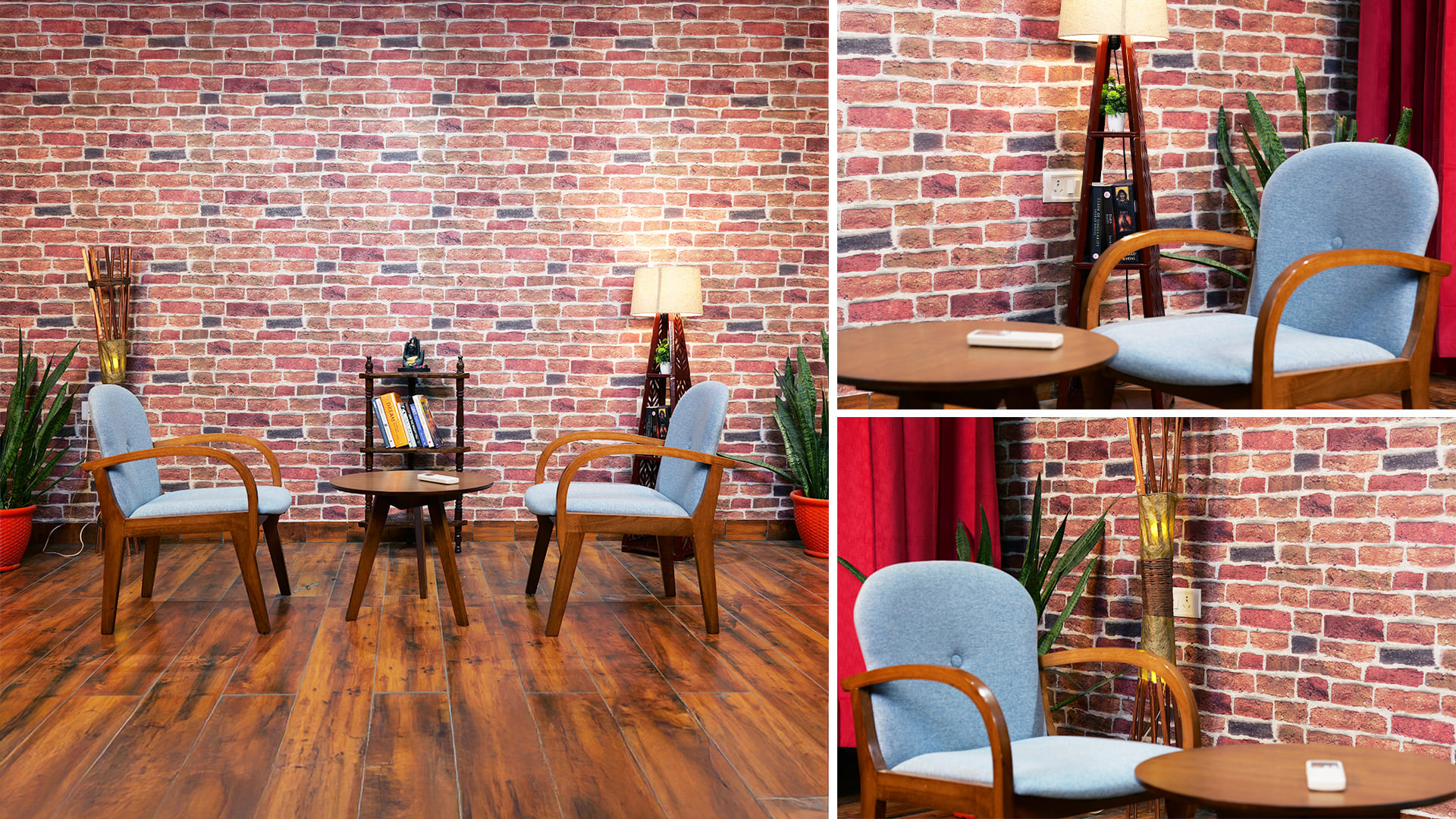 Brick Wall Set for podcast